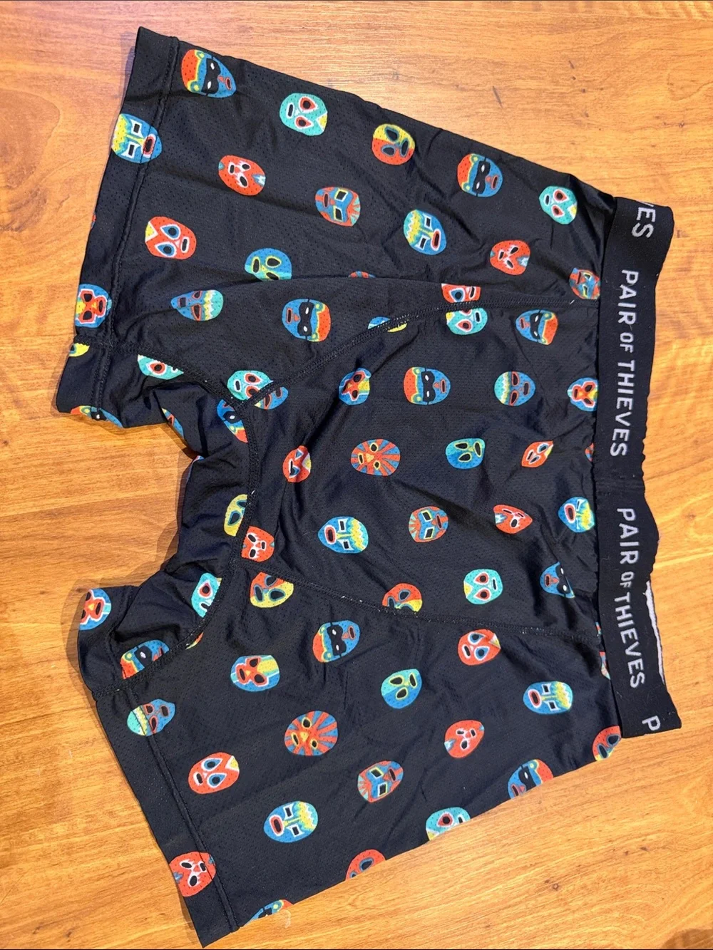 Pair of Thieves Black Mask Print Boxer Briefs
